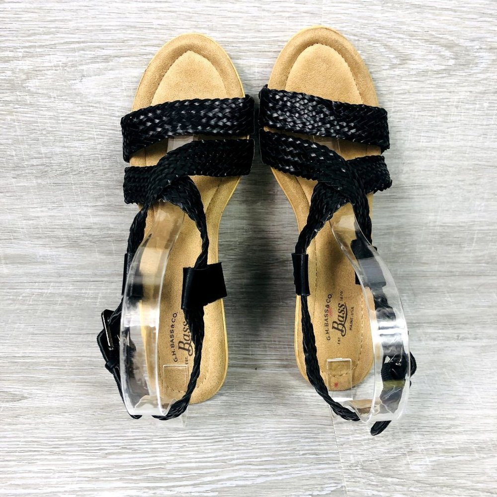 Women's G.H Bass & Co Sadie Vegan Leather Sandals - Size 8M - Picture 3 of 9